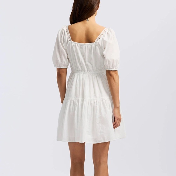 NWT Buffalo David Bitton Lara Jean Women's Eyelet Trim Mini Dress - Picture 6 of 7